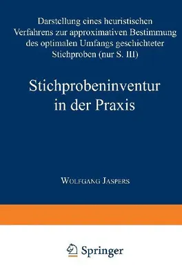 Produktbild von Stichprobeninventur in der Praxis