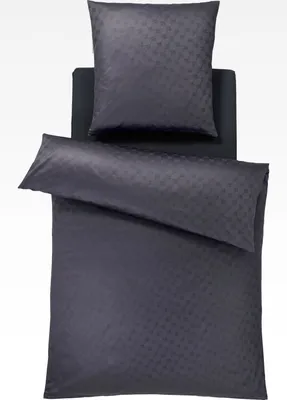 Produktbild von JOOP! Jaquard-Satin Bettwäsche Cornflower 4020-29 Quarz elegant 100% Baumwolle, Größe:135x200 cm + 80x80 cm