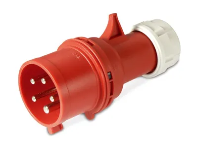 Obrázek produktu pro Zástrčka CEE 400 V/32 A, červená 60422