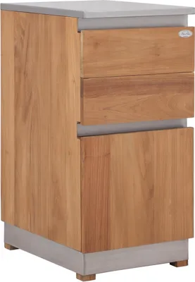 Immagine prodotto di Teako Design Mobile base Rivera 45 cm Teak massello Acciaio inox resistente alle intemperie