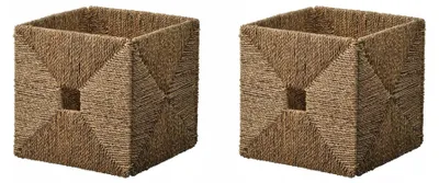 Produktbild von IKEA KNIPSA Seegras Korb Set 32x33x32 cm