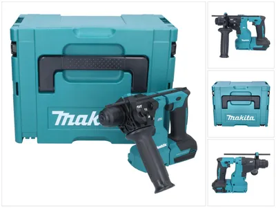 Obrázek produktu pro Akumulátorová příklepová vrtačka Makita DHR 183 ZJ 18 V 1,7 J SDS plus Brushless + Makpac - bez baterie, bez nabíječky