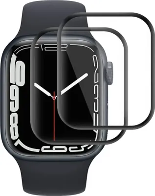 Immagine prodotto di 2x vetro protettivo 3D per Apple Watch Series 7 41 mm pellicola blindata Full CURVED