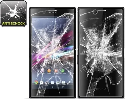 Produktbild von 6x Panzerfolie für Sony Xperia Z Ultra ANTI-SCHOCK Displayschutzfolie HD KLAR FB