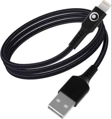 Obrázek produktu pro BigBen Connected, nabíjecí a datový kabel z USB-A na Lightning 12 W, 1,2 m, černý