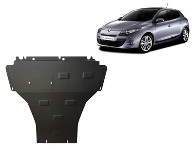 Immagine prodotto di Protezione sottoscocca in acciaio per motore e trasmissione, compatibile con Renault Megane 3, dal 2008 al 2017