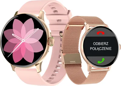 Zdjęcie produktu dla Smartwatch Giewont Supernova SmartCall GW330-1 Rose Gold Shine/Powder Pink