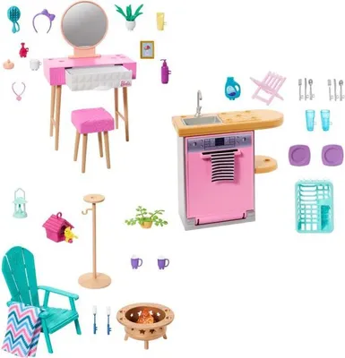 Produktbild von MATTEL BRB Zubehrset Sort.     0
