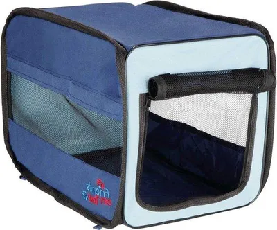 Productafbeelding van Mobiel hondenverblijf Twister XS - Donkerblauw, Lichtblauw, 31 x 33 x 50 cm