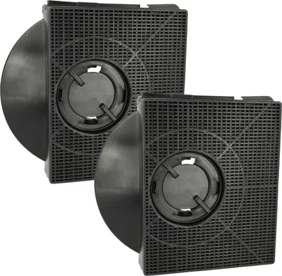 Produktbild von vhbw 2x Aktivkohlefilter Ersatz für IKEA CHF303/1, NYTTIG FIL 558, C00380051, AS-AZKF060, C00090716 für Dunstabzugshaube - 21,3 x 20,7 x 4,1 cm