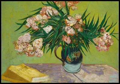 Zdjęcie produktu dla Plakat 100x70cm Oleanders, Van Gogh Vintage do Salonu