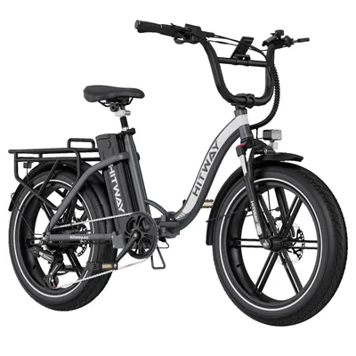 Produktbild von HITWAY BK6SPRO E Bike,Elektrofahrrad Faltbares,All-Terrain E-Bike mit 20 *4,0 Zoll Fat Reifen,48V 18Ah Akku,250W Motor 25 km/h 7-Gang, 60-140 km