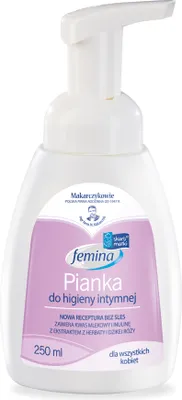 Produktbild von Skarb Matki Femina Sensitiver Intimpflege-Schaum 250ml - Sanfte und sichere Intimhygiene