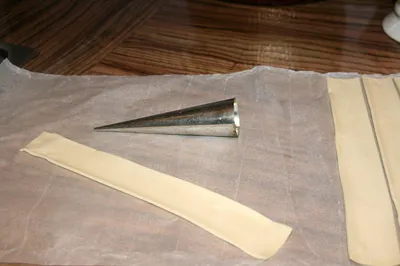Produktbild von Schillerlockenform Trubotschki Bäckerform - Edelstahl - 10er Set - 14 cm