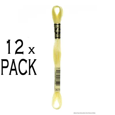 Productafbeelding van 12 bollen DMC Stickgarn Mouline Special 117MC - 3078, 6-draads, 8 meter, verpakkingseenheid