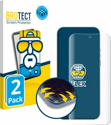 Produktbild von 2x BROTECT Fullscreen Schutzfolie für Xiaomi 17 Ultra Displayschutz Folie Fullcover Klar Transparent