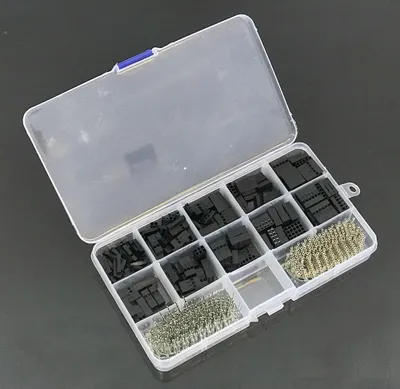 Produktbild von 610-teiliges Dupont Crimp Steckverbinder-Set in Kunststoffbox