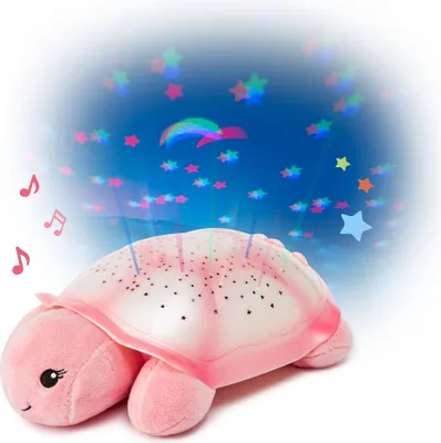 Image de CloudB veilleuse "Twinkling Twilight Turtle", Rose
