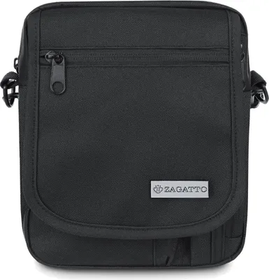 Produktbild von Zagatto Schwarzes Säckchen Umhängetasche ZG707 Taschen gürteltasche