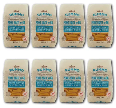 Produktbild von Rummo Glutenfreie Pasta Penne Rigate N.66 8 x 400 g