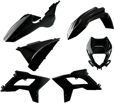Produktbild von POLISPORT 6 Kunststoffverkleidungssatz Schwarz für Beta RR