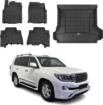 Produktbild von OMAC Fußmatten & Kofferraumwanne für Toyota Land Cruiser J150 2009-2021 Gummi