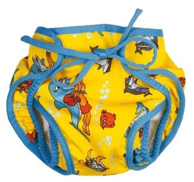 Produktbild von Beco Baby Schwimmwindel Windelform Dophin Motiv Yeow