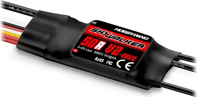 Obrázok produktu pre Hobbywing Skywalker V2 letový regulátor 50A 3-4s, 5A BEC