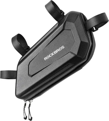 Zdjęcie produktu dla ROCKBROS torba na ramę motocykla wodoodporna torba na kierownicę motocykla ok. 1,5 l czarna