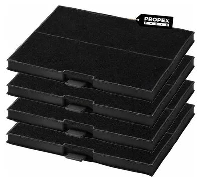 Produktbild von 4 Kohlefilter für Dunstabzugshaube, kompatibel mit Bosch und Siemens