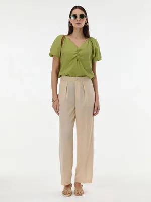 Produktbild von Orsay Beige Damenhose mit weitem Bein 42