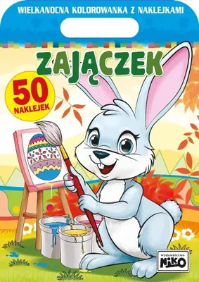 Productafbeelding van Wielkanocna kolorowanka z naklejkami. Zajączek