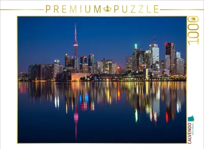 Produktbild von CALVENDO Puzzle Skyline von Toronto | 1000 Teile Lege-Größe 64x48cm Foto-Puzzle für glückliche Stunden
