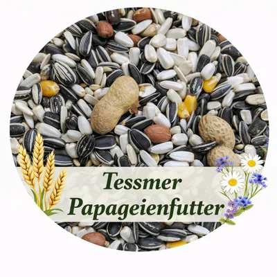 Produktbild von Tessmers Papageienfutter  2 kg Graupapagei Amazone Kakadus Aras