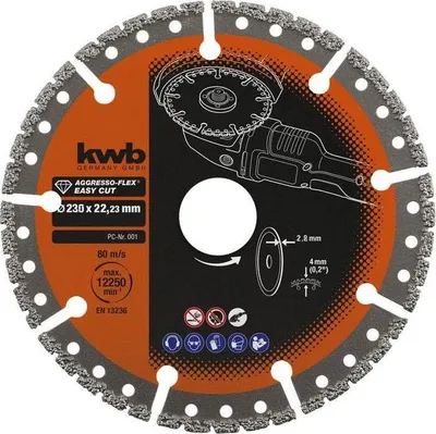 Image de Disque à tronçonner diamanté universel AGGRESO-FLEX EASY-CUT 230 mm