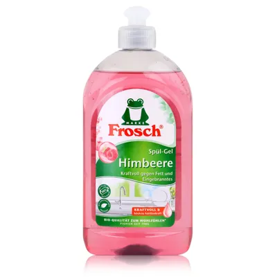 Produktbild von Frosch Spül-Gel Himbeer 500ml - Frei von Mikroplastik (1er Pack)