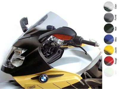 Image de Vitre racing MRA pour BMW K 1200/1300 S année 2004-2013 gris fumé Carénage...