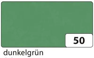 Image de Folia 88120-50 Papier transparent - vert foncé, 70 cm x 100 cm, 42 g/m²