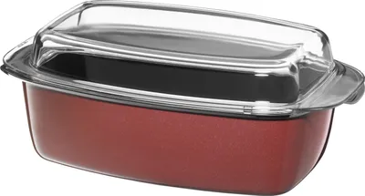Zdjęcie produktu dla WMF Fusiontec Mineral Bräter mit Glasdeckel, rechteckig, 32 x 21 cm, Rose Quartz 3201111941 4000530734532