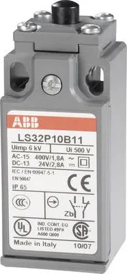 Imagen del producto de Interruptor automático , 400 V/CA, 1.8 A, tipo LS32P10B11, grado de protección IP65, 1 unidad