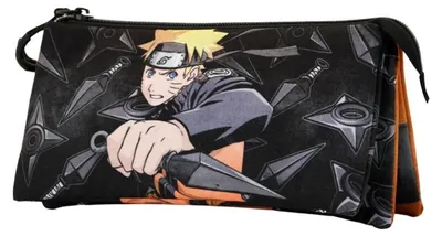 Zdjęcie produktu dla Karactermania - Naruto Shippuden Uzumaki Trójkomorowy Piórnik Akcesorium