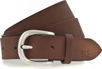 Immagine prodotto di H.I.S Pelle cintura 30mm Leather Belt W75 Brown marrone