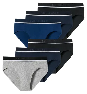 Produktbild von Herren Slip 6-Pack 95/5 Organic Baumwolle - sortiert - Größe S