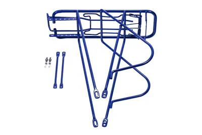 Produktbild von 28 Zoll Gepäckträger Trekking Citybike Streben 160mm Federklappe Saphir Blau