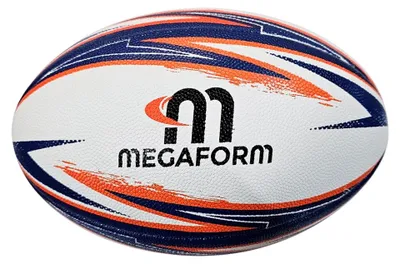 Zdjęcie produktu dla Piłka do rugby Megaform 2.0 – piłka treningowa z uchwytem dla szkół i klubów
