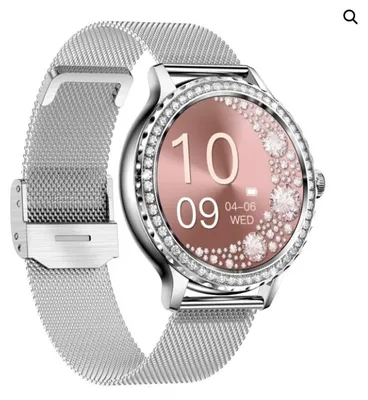 Produktbild von Fitoncloud NX19 Smartwatch Damen, 1,3" HD Touchscreen Fitness Tracker IP68 iOS Android Silber