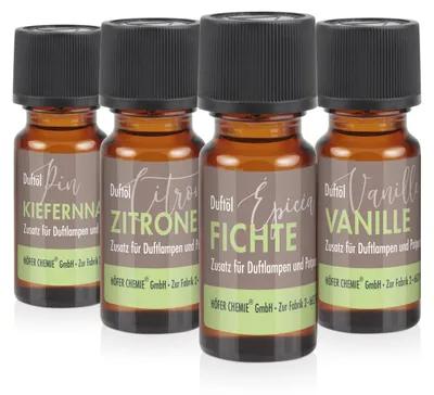 Produktbild von Duftöl-Set Nr. 2 mit 4 Duftnoten