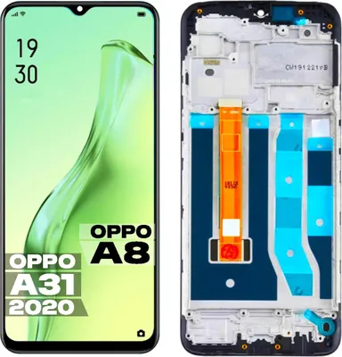 Image de Ecran LCD original et écran tactile Oppo A8 / A31 2020 avec cadre (REF), écran de remplacement pour Oppo A8 / A31 2020, pièces détachées pour smartphone