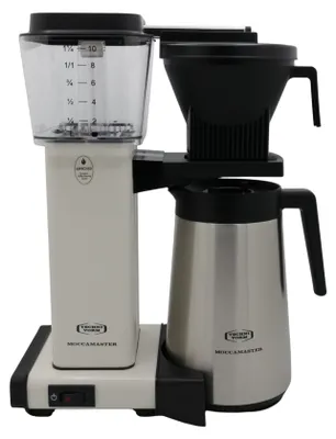 Produktbild von Moccamaster 79404 KBGT, Filterkaffeemaschine, Weiß, 1.25 Liter
