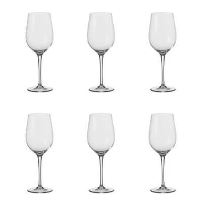 Produktbild von Leonardo Ciao+ Weißweinglas XL, 6er Set, Weinglas, Glas, Extrem Stoßfest, 380 ml, 19843